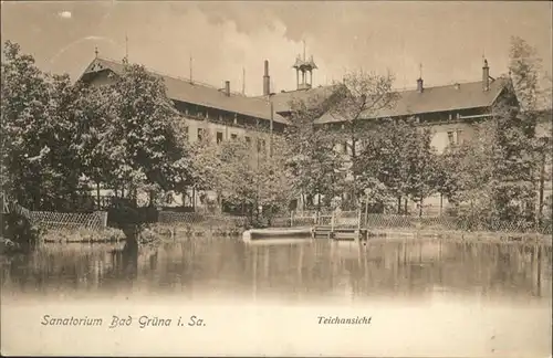 Bad Gruena Chemnitz Sanatorium Teichansicht / Chemnitz /Chemnitz Stadtkreis