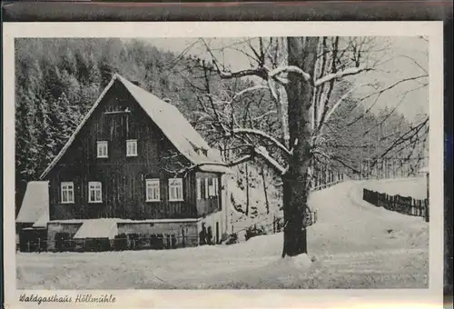 Burgstaedt Sachsen Waldgasthaus Hoellmuehle / Burgstaedt /Mittelsachsen LKR