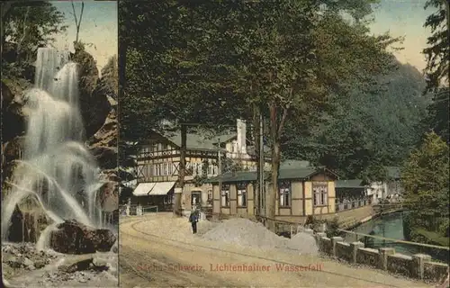 Lichtenhain Sebnitz Wasserfall / Sebnitz /Saechsische Schweiz-Osterzgebirge LKR