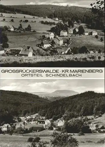 Grossrueckerswalde Marienberg Schindelbach / Grossrueckerswalde /Erzgebirgskreis LKR