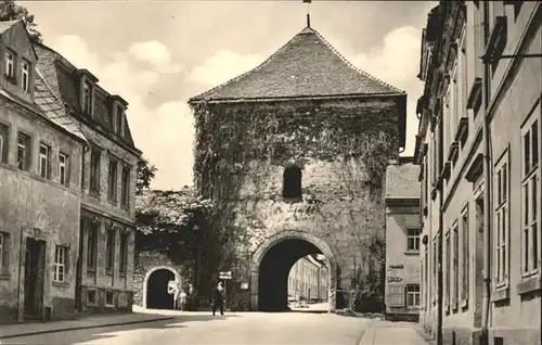 Marienberg Erzgebirge Zschopauer Tor / Marienberg /Erzgebirgskreis LKR