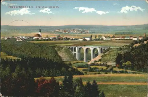 Frankenberg Sachsen Luetzeltal Viadukt / Frankenberg Sachsen /Mittelsachsen LKR