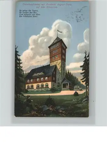 Baerenstein Annaberg-Buchholz Friedrich-August-Turm / Baerenstein /Erzgebirgskreis LKR