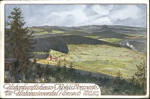 Unterwiesenthal Unterkunftshaus Rotes Vorwerk Fichtelberg / Oberwiesenthal /Erzgebirgskreis LKR