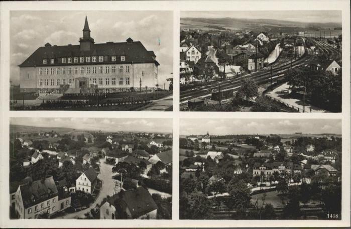 Niederwiesa Rathaus Obere Schule Ehrenmal Naturbad Bahnbruecke Kirche