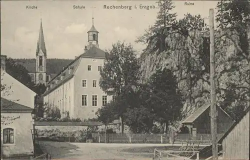 Rechenberg-Bienenmuehle Kirche Schule /  /