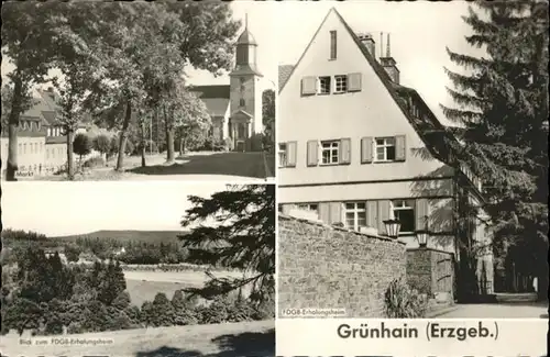 Gruenhain-Beierfeld Erholungsheim Markt / Beierfeld Erzgebirge /Erzgebirgskreis LKR