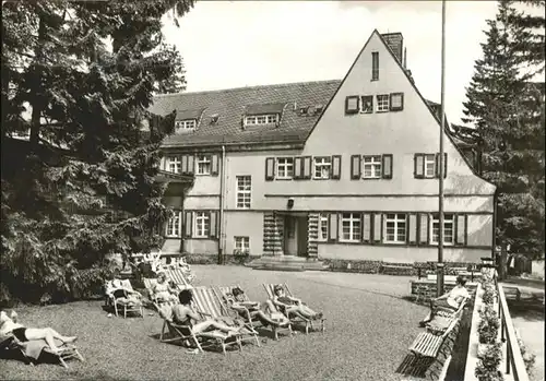 Gruenhain-Beierfeld Genesungsheim Elterleiter Strasse / Beierfeld Erzgebirge /Erzgebirgskreis LKR