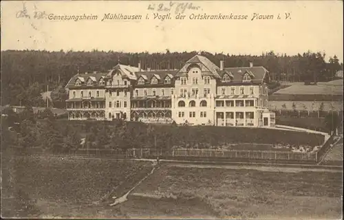 Muehlhausen Vogtland Genesungsheim der Krankenkasse Plauen / Bad Elster /Vogtlandkreis LKR