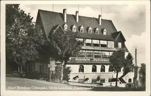 Baerenburg Sachsen Ferienheim Friedenswachl / Altenberg /Saechsische Schweiz-Osterzgebirge LKR