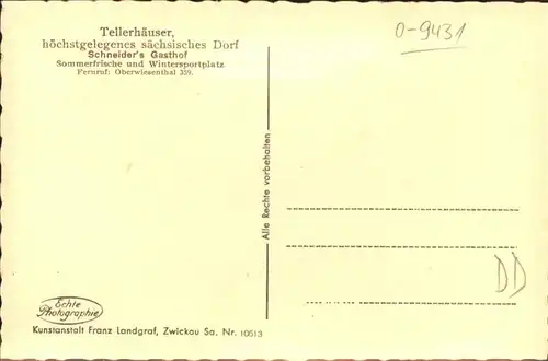 Tellerhaeuser Erzgebirgsstube Schneiders Gasthof  / Breitenbrunn Erzgebirge /Erzgebirgskreis LKR