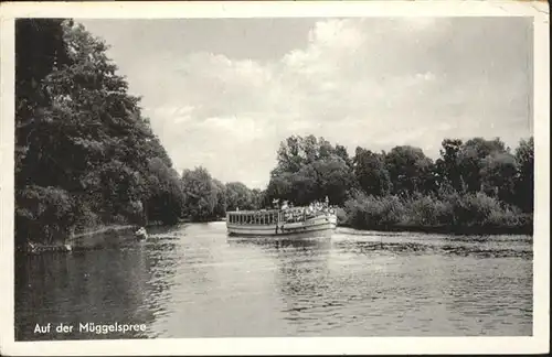 Fuerstenwalde Spree Mueggelspree Schiff / Fuerstenwalde /Oder-Spree LKR