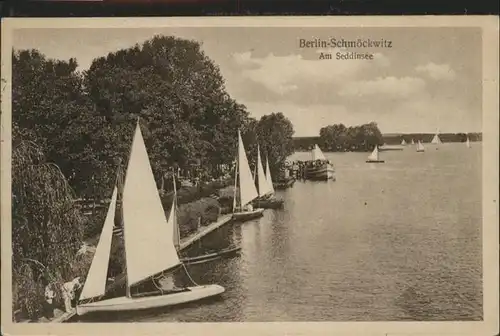 Schmoeckwitz Seddinsee Schiff / Berlin /Berlin Stadtkreis