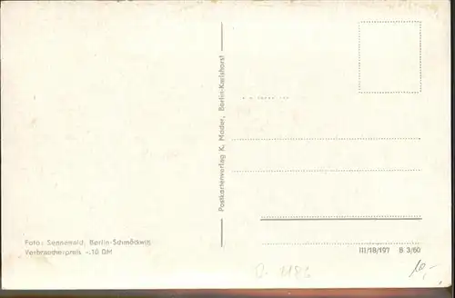 Schmoeckwitz Absegeln / Berlin /Berlin Stadtkreis