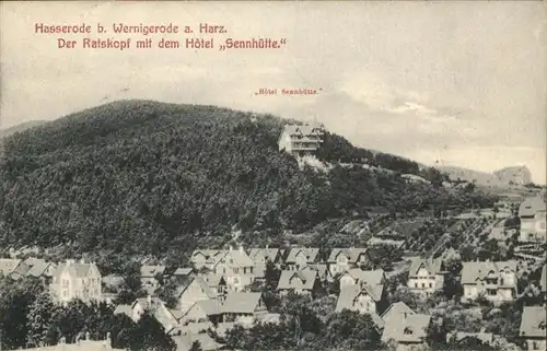 Hasserode Ratskopf Hotel Sennhuette / Wernigerode /Harz LKR