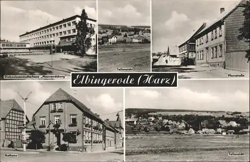 Elbingerode Harz Diakonissenmutterhaus Neuvandsburg Pfarrstrasse Rathaus / Elbingerode Harz /Harz LKR