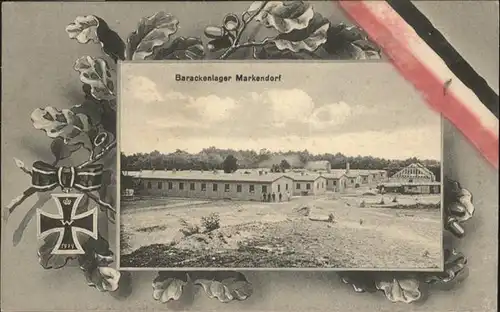 Markendorf Jueterbog Barackenlager Schwarz-Weiss-Rot Eisernes Kreuz / Jueterbog /Teltow-Flaeming LKR