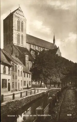 Wismar Mecklenburg Nicolaikirche / Wismar /Wismar Stadtkreis