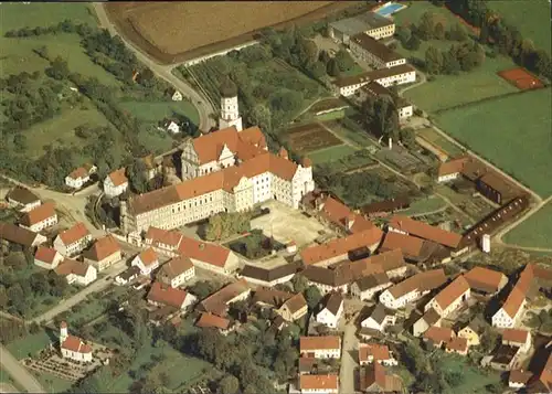 Wettenhausen Fliegeraufnahme Kloster Dominikanerinnen St Thomasschule / Kammeltal /Guenzburg LKR