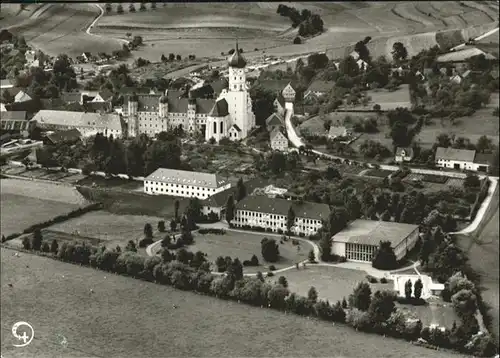 Wettenhausen Fliegeraufnahme Kloster St Thomasschule / Kammeltal /Guenzburg LKR