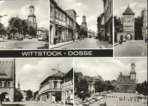 Wittstock Dosse Rathaus Rudolf Breitscheidstrasse Groepertor Karl-Marx-Strasse Ernst-Thaelmann-Platz / Wittstock /Ostprignitz-Ruppin LKR