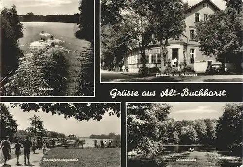 Alt-Buchhorst Gaststaette Moellensee Peetzsee Dampferanlegestelle  / Gruenheide Mark /Oder-Spree LKR