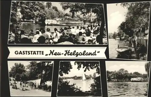 Berlin-Mueggelheim Gaststaette Neu Helgoland / Berlin /Berlin Stadtkreis