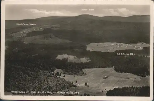 Altschoenau Fliegeraufnahme  / Neuschoenau /Freyung-Grafenau LKR