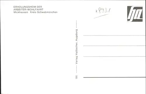 Mickhausen Erholungsheim / Mickhausen /Augsburg LKR