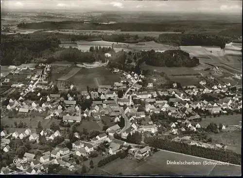 Dinkelscherben Fliegeraufnahme  / Dinkelscherben /Augsburg LKR