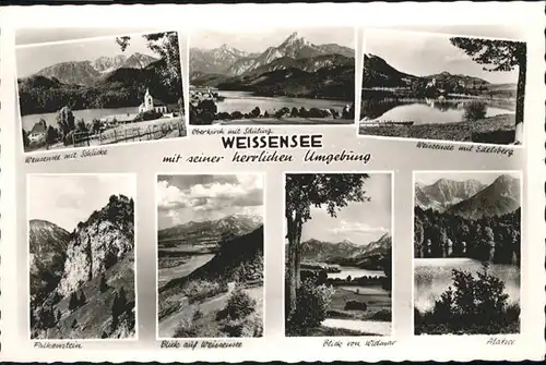 Weissensee Fuessen  / Fuessen /Ostallgaeu LKR