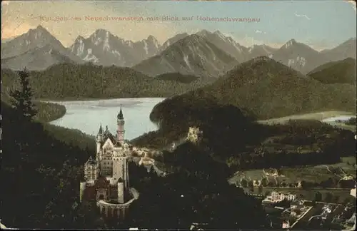 Schloss Neuschwanstein Hohenschwangau / Fuessen /Ostallgaeu LKR