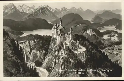 Schloss Neuschwanstein Hohenschwangau / Fuessen /Ostallgaeu LKR