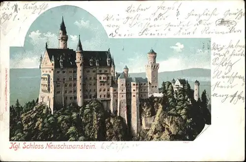 Schloss Neuschwanstein  / Fuessen /Ostallgaeu LKR