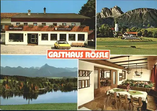 Seeg Gasthaus Roessle / Seeg /Ostallgaeu LKR