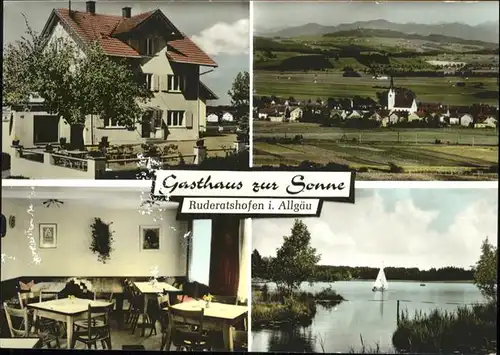 Ruderatshofen Gasthaus zur Sonne / Ruderatshofen /Ostallgaeu LKR