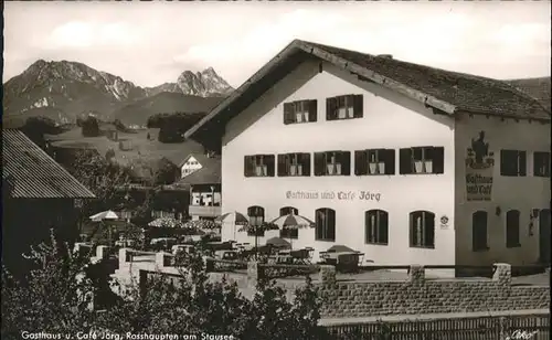 Rosshaupten Forggensee Gasthaus Cafe Joerg / Rosshaupten /Ostallgaeu LKR