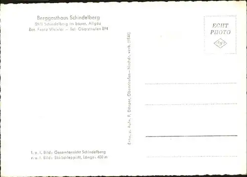 Schindelberg Berg Gasthaus  / Oberstaufen /Oberallgaeu LKR