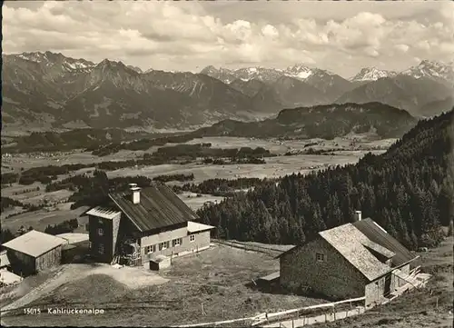 Ofterschwang Kahlrueckenalpe Wiesenbaude  / Ofterschwang /Oberallgaeu LKR