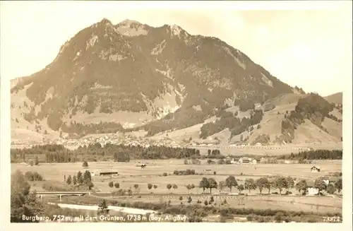 Burgberg Allgaeu Gruenten  / Burgberg i.Allgaeu /Oberallgaeu LKR