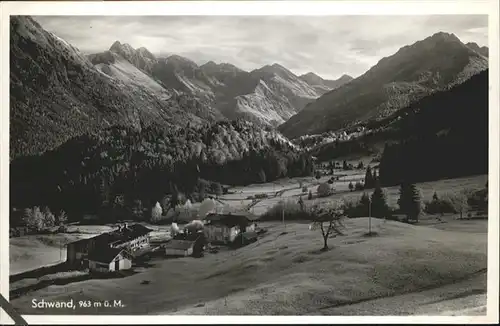 Schwand Oberstdorf  / Oberstdorf /Oberallgaeu LKR