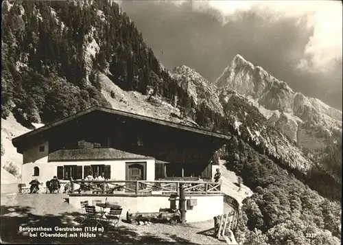 Gerstruben Berggasthof Gerstruben / Oberstdorf /Oberallgaeu LKR