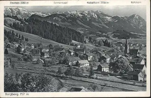 Burgberg Allgaeu  / Burgberg i.Allgaeu /Oberallgaeu LKR