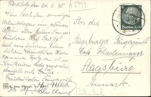 Riedholz Allgaeu  / Maierhoefen /Lindau LKR