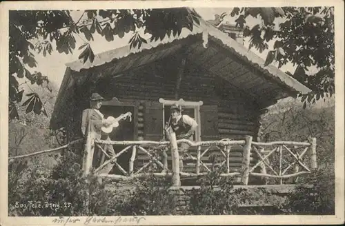 Riedholz Allgaeu Gartenhaus des Gasthaus Zum Adler / Maierhoefen /Lindau LKR