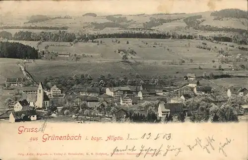 Gruenenbach Allgaeu  / Gruenenbach /Lindau LKR