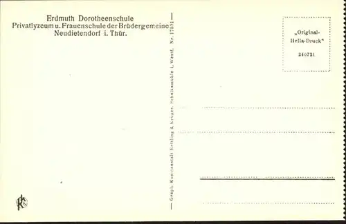 Neudietendorf Erdmuth Dorotheenschule Wohnraum / Neudietendorf /Gotha LKR