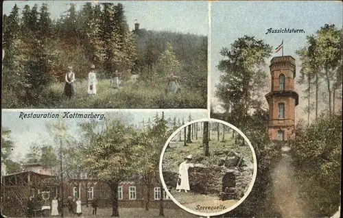 Kottmarberg Restauration Aussichtsturm Spreequelle / Obercunnersdorf Loebau /Goerlitz LKR