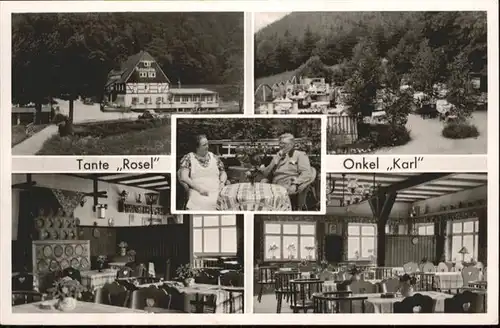 Oberpoebel Gaststaette Fremdenhof Putzmuehle Tante Rosel Onkel Karl / Schmiedeberg Osterzgebirge /Saechsische Schweiz-Osterzgebirge LKR