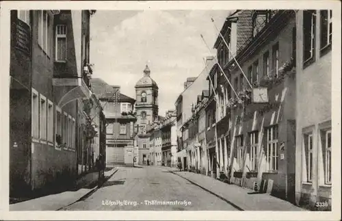 Loessnitz Erzgebirge Thaelmannstrasse / Loessnitz /Erzgebirgskreis LKR